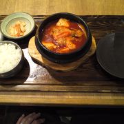 本番の韓国料理でランチタイム！