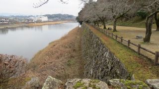 城跡でのんびりと