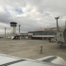 こじんまりとした空港です。