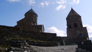 山頂にあるひっそりと佇む教会