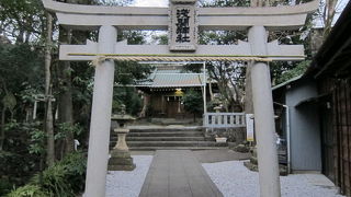 駅に近いが、静かな佇まい