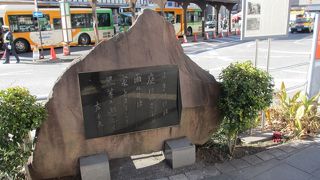 錦糸町駅前に説明板があります
