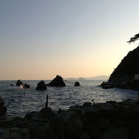 歩いて行ける夫婦岩