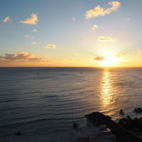 部屋からの眺め。HISのオーシャンビュールーム指定。