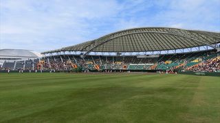 巨人軍沖縄キャンプ見学