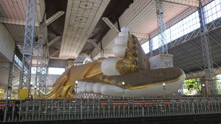 涼しげな顔の寝仏