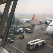 仁川国際空港で