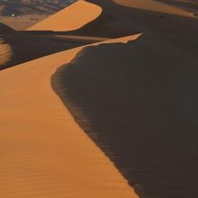 夕暮れのワヒバ砂漠
