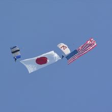 日米親善デーにふさわしいデモンストレーション