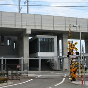 面白い構造の駅