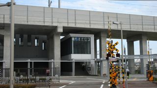 面白い構造の駅