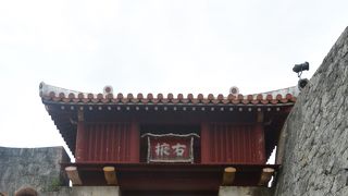 正殿の出口の近く