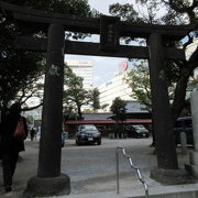 こじんまりとした神社で、参拝客もまばら。