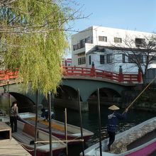 柳川観光開発の乗り場