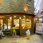 天神橋商店街に面する洋菓子店