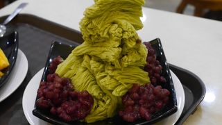 頭の芯が痛くならないふわふわなカキ氷