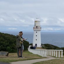 青い海を背景にしたケープオトウエイ灯台