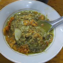 上にのっている天かす？がおいしい