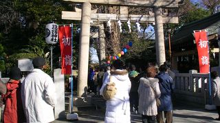 初詣に行きました