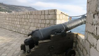 ドブロブニクの城壁の一番東側にある要塞