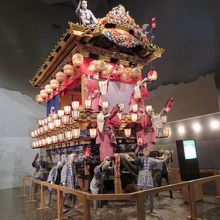 屋台が展示されています