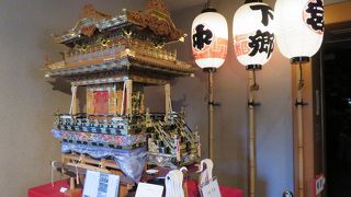 秩父夜祭が再現されています