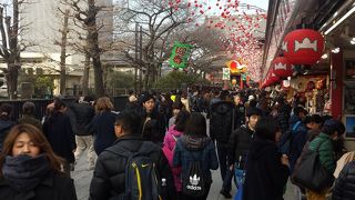 観光客でいっぱい！