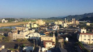 のどかな温泉地