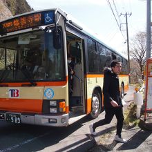 河津駅より、修善寺駅行きのバスに乗車