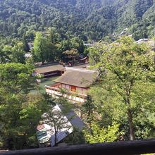千畳閣からみた厳島神社