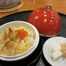 穴子の蒸しずし