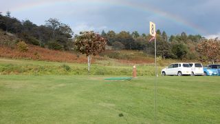 本州では珍しいパークゴルフ場が隣接