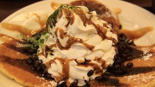 パンケーキが美味しい