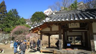 熱海梅園の奥にある日韓親善の証