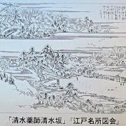 江戸時代には、中山道の清水坂を通る旅人の喉を潤していた泉です。