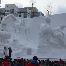 雪のステージ