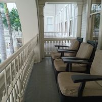 ２階からメイン通り眺め