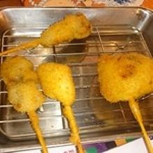 安くて美味しい串揚げは庶民の味方