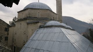 ミナレットからの景観は最高！でも、狭くて上るのが大変！