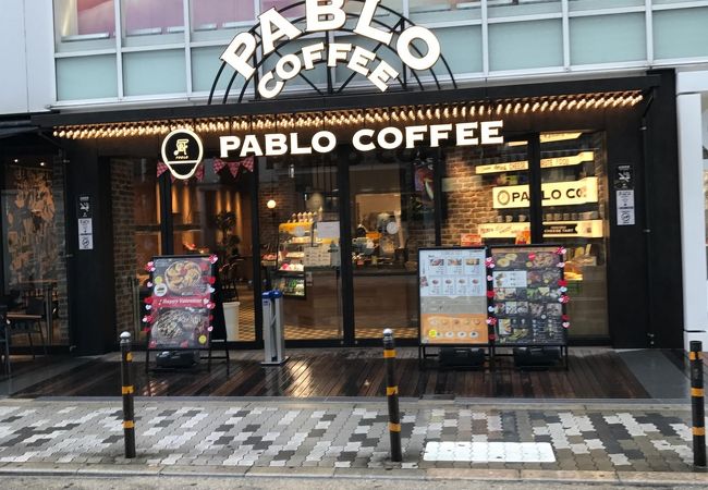 チーズタルトをイートイン