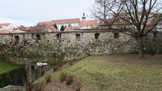 オパトヴィナ通りの突き当たりにある公園