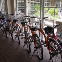 レンタサイクルもあります