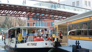 運河を堪能できます