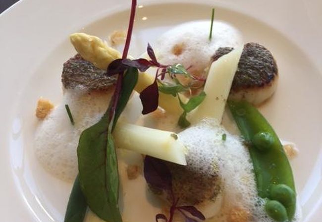 銀座の交差点を眺めながらの、ビストロ。