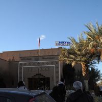 朝日鑑賞帰りホテル正面。