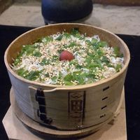 名物「めっぱ飯」には会津の「こづゆ」も付きます。