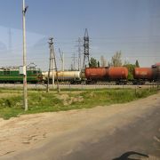 ウズベキスタンには鉄道は少なかった