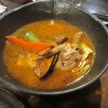 チキンスープカレー。
