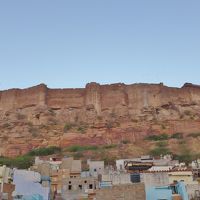 屋上から眺めるメヘラーンガル城