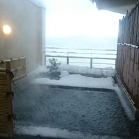 雪の露天風呂